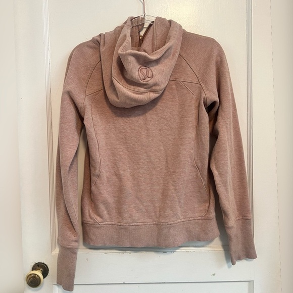 Lululemon pink scuba full zip hoodie Size 6 - Picture 4 of 4